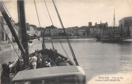 17-ILE DE RE-PORT DE SAINT MARTIN-N°417-E/0225 - Ile De Ré