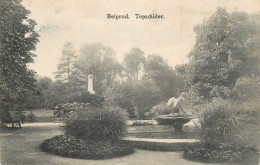 Postcard Serbia Belgrade Park Fountain - Servië