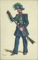 An803 Cartolina Militare  Iconografia Storica Dei Bersaglieri Anno 1836 - Otros & Sin Clasificación