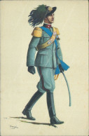 An801 Cartolina Militare  Iconografia Storica Dei Bersaglieri Anno 1931 - Autres & Non Classés
