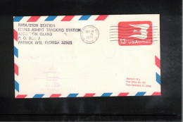 USA 1974 Space / Weltraum NASA / STDN Devils Asphit Tracking Station Ascension Island Interesting Cover - Stati Uniti