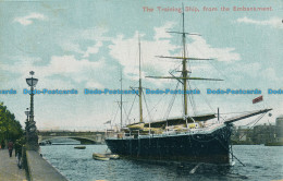 R151343 The Training Ship From The Embankment. 1907 - Monde
