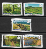 France 2023  Oblitéré - Autoadhésif  N° 2309 - 2310 - 2313 - 2316 - 2319  - France Terre De Tourisme Randonnées - Used Stamps