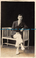 R150399 Old Postcard. A Man On The Chair - World