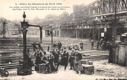 75-PARIS-GREVE DES CHEMINOTS DU NORD 1910-N°422-H/0135 - Other & Unclassified