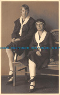 R150406 Old Postcard. Two Women. I. Kalcenau - World