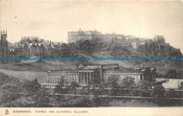 R151369 Edinburgh. Castle And National Gallery. Tuck - Monde