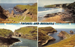 R151389 Tintagel And Boscastle. Multi View. Salmon. 1967 - Monde