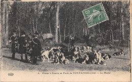 77-FONTAINEBLEAU-LA FORET CHASSE A COURRE-N°423-D/0287 - Fontainebleau