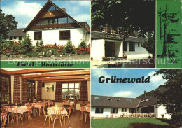 72019475 Hassel Celle Hotel Und Raststaette Gruenewald Gastraum Terrasse Bergen - Sonstige & Ohne Zuordnung