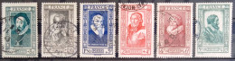 FRANCE                           N° 587/592              OBLITERE               Cote : 14 € - Used Stamps