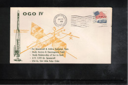 USA 1967 Space / Weltraum Satellite OGO  IV Interesting Cover - Estados Unidos