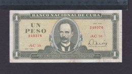 Cuba 1 Peso 1981 VF/MBC+ - Cuba