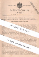 Original Patent - John Philip Holland , New York , New Jersey , USA , 1895 , Unterwasser Torpedoboot | Torpedo , U-Boot - Documentos Históricos