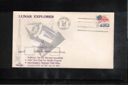 USA 1967 Space / Weltraum Satellite LUNAR EXPLORER Interesting Cover - Etats-Unis