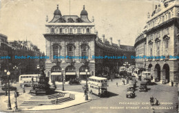 R151405 Piccadilly Circus London. Showing Regent Street And Piccadilly. 1959 - Autres & Non Classés