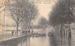 94-CHARENTON-INONDATIONS 1910-N°424-G/0185 - Charenton Le Pont