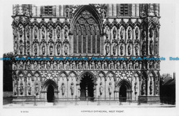R150783 Lichfield Cathedral. West Front. Kingsway. RP - Monde