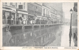 92-ASNIERES-INONDATIONS 1910-N°424-F/0133 - Asnieres Sur Seine