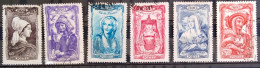 FRANCE                           N° 593/598              OBLITERE               Cote : 16 € - Used Stamps