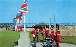 R151432 Fort York Guard In The Uniform Of 1812 Lower The Flag - World