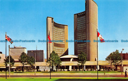 R151442 The Ultra Modern City Hall And Nathan Phillips Square. Toronto. Ontario. - World