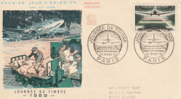 Frankrijk 1959, FDC, Day Of The Stamp - 1950-1959