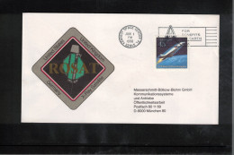 USA 1990 Space / Weltraum US+GB+Germany X-Ray Satellite ROSAT Interesting Cover - United States