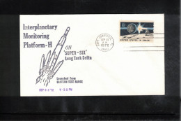 USA 1972 Space / Weltraum Interplanetary Monitoring Platform - H Interesting Cover - United States