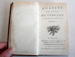 POESIES DU PERE DU CERCEAU, NOUVELLE EDITION, TOME I 1785 ONFROY LIBRAIRE, POEME / LIVRE ANCIEN XVIIIe SIECLE (2204.199) - 1701-1800
