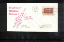 USA 1973 Space / Weltraum Interplanetary Monitoring Platform - J Interesting Cover - United States