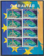 GIBRALTAR  683-686, 2 Kleinbogen,  Postfrisch **, Europa CEPT: Entdeckungen Und Erfindungen, 1994 - Gibraltar