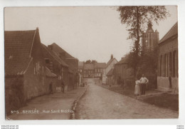 Bersée - Carte Photo - Rue Saint - Nicolas - Otros & Sin Clasificación