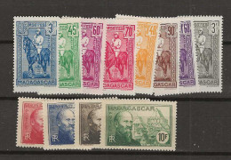 1939 MNH Madagaskar Yvert 214-225 Postfris** - Unused Stamps