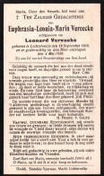 Euphrasia Leonia Maria Vereecke (1859-1930) - Images Religieuses