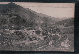 Cpa 66 Amélie Les Bains L'avenue De La Gare Et La Route D'Arles Sur Tech - Amélie-les-Bains-Palalda