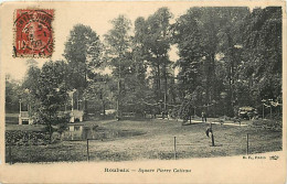 59 - Roubaix - Square Pierre Catteau - Animée - Précurseur - Oblitération Ronde De 1908 - Etat Carte Arrachée Sur 8mm -  - Roubaix