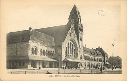 57 - Metz - La Nouvelle Gare - Animée - CPA - Voir Scans Recto-Verso - Metz