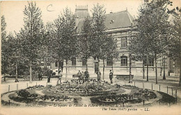 59 - Tourcoing - Le Square De L'Hotel De Ville Et L'Académie De Musique - Animée - CPA - Voir Scans Recto-Verso - Tourcoing