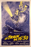 Cinema - Le Train De 16H50 - Margaret Rutherford - Arthur Kennedy - Illustration Vintage - Affiche De Film - CPM - Carte - Affiches Sur Carte