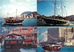 Hong Kong - A Tour By Water - Multivues - Bateaux - CPM - Voir Scans Recto-Verso - Chine (Hong Kong)
