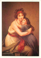 Art - Peinture - Elisabeth Louise Vigée Lebrun - Portrait De Madame Vigée-Lebrun Et De Sa Fille - Musée Du Louvre De Par - Malerei & Gemälde