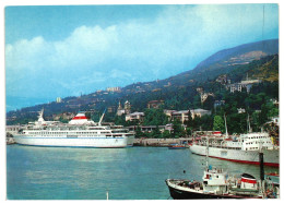 Yalta Port, Crimea Soviet Ukraine USSR Ships Boats 1978 Unused 3Kop Stamped Postal Stationery Card Postcard - 1970-79