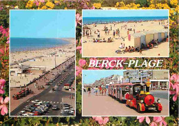 62 - Berck Sur Mer - Multivues - Plage - Automobiles - Petit Train Touristique - Flamme Postale - CPM - Voir Scans Recto - Berck