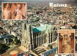 51 - Reims - Cathédrale Notre Dame - Multivues - CPM - Carte Neuve - Voir Scans Recto-Verso - Reims