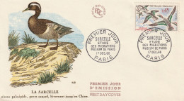 Frankrijk 1960, FDC Unused, Birds, Ducks - 1960-1969