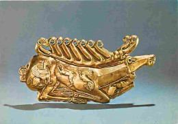 Art - Antiquité - Plaque De Bouclier En Or En Forme De Cerf Couché - Koul-Oba - 4e S Av JC - Exposition L'or Des Scythes - Antiquité