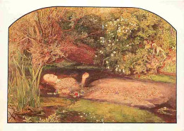 Art - Peinture - Millais - Sir John Everett Ophelia - CPM - Voir Scans Recto-Verso - Pintura & Cuadros