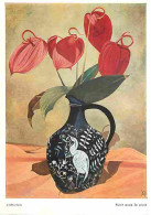 Art - Peinture - Anthurium - D'après Un Original Peint Avec Le Pied De Thomas - Fleurs - CPM - Voir Scans Recto-Verso - Paintings