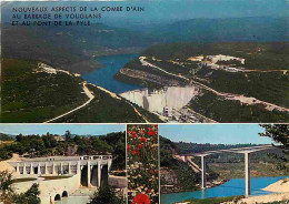 39 - Jura - Barrages De Vouglans Et Pont De La Pyle - Multivues - CPM - Voir Scans Recto-Verso - Autres & Non Classés